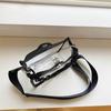 Women's Waterproof PVC Jelly Crossbody Chain Bag - Transparent Mini Phone Purse