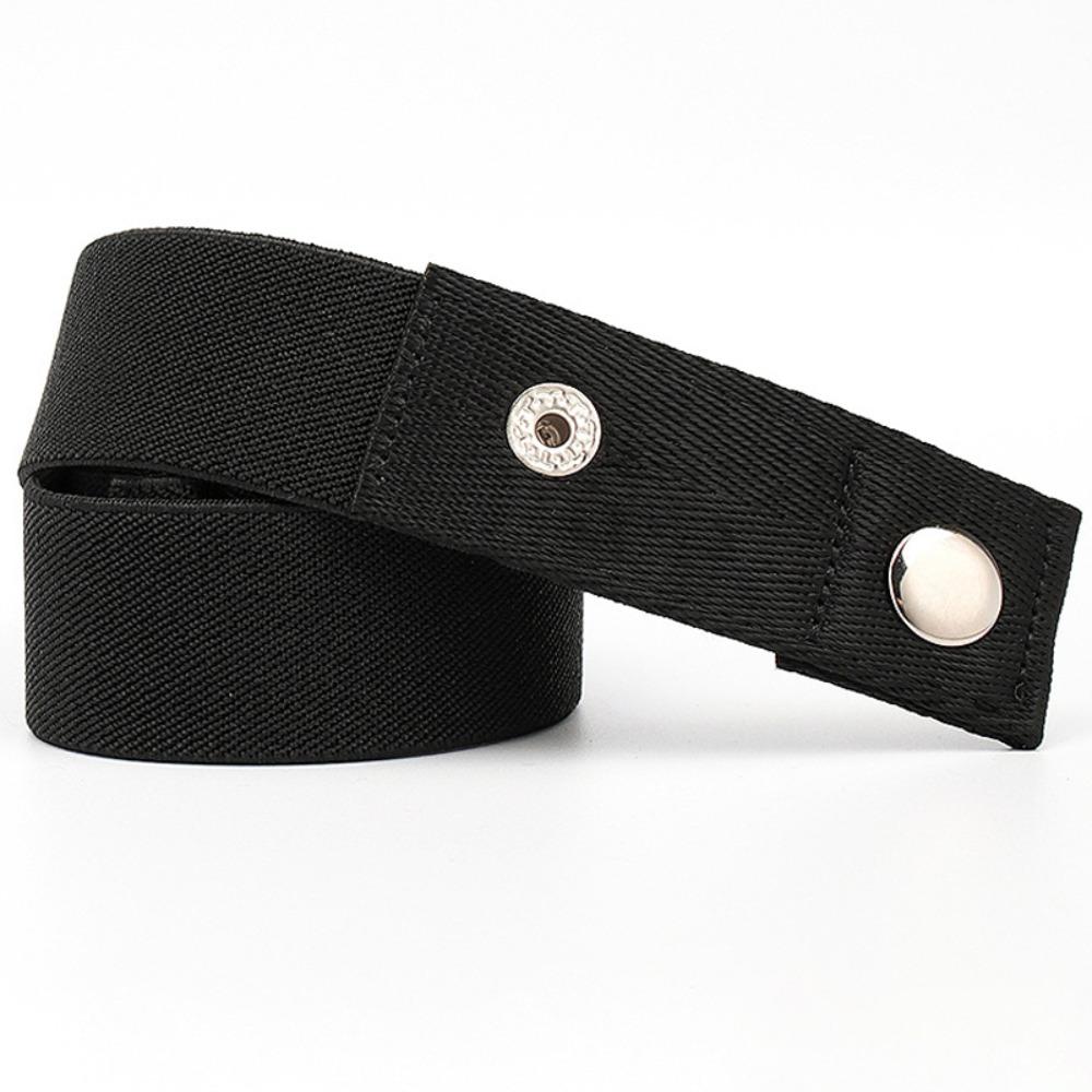 Fashion Lazy Elastic Waist Band Colorful Adjustable Buckle-Free Belts Seamless Elastic Belt For Women Men