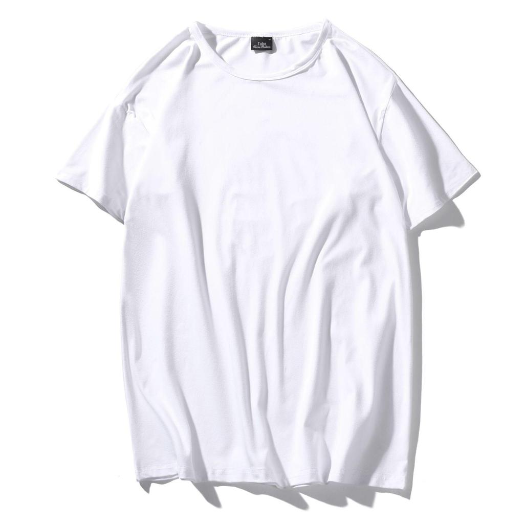 Tricou termic modal din mătase, 200 g, cu gât rotund, pentru sublimare de vară, periat față-verso, culoare uni