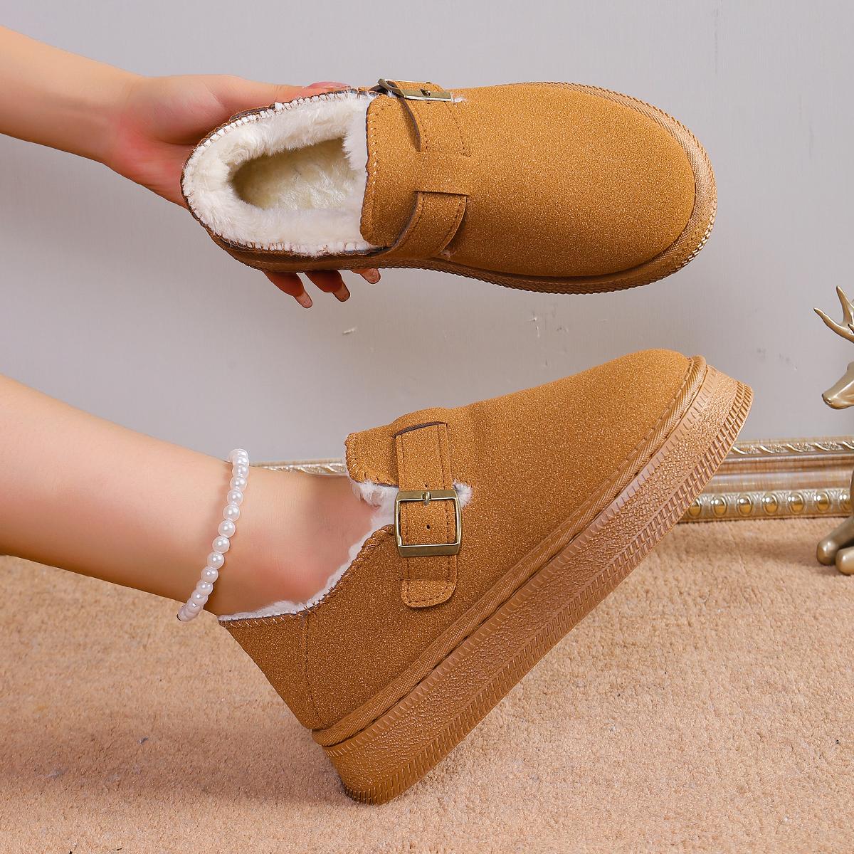 Женские меховые зимние ботинки — фото 3