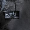 Tolle HERMES Tragetasche Her LineMM Canvas mit Serienknöpfen grau Polyamid Damen Gebraucht