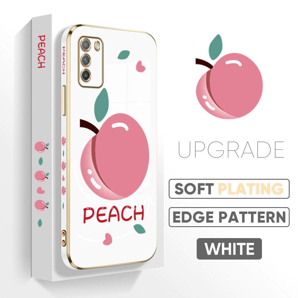 Colorful Printing Patterns Square Edge Pattern Casing Plated Phone Shell Luxury Plating Soft Phone Case for Huawei Honor Xiaomi Redmi