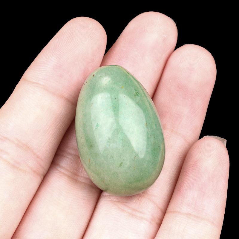 1pc Egg Shaped Ornaments Non-porous Beads Natural Stone Crystal Amalgamation Bird Eggs Stone Easter Colored Egg Accessories