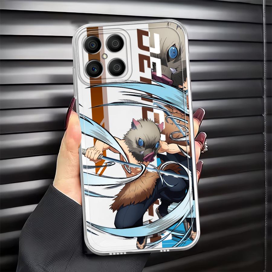 D-Demon Anime S-Slayer Case for Honor X9a X8a X9b 90 Lite X8b X7b X8 Soft Phone Cover