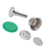 Coffee Capsule Reusable Stainless Steel Coffee Pod with Coffee Tamper Spoon Brush Coffee Machine Supplies