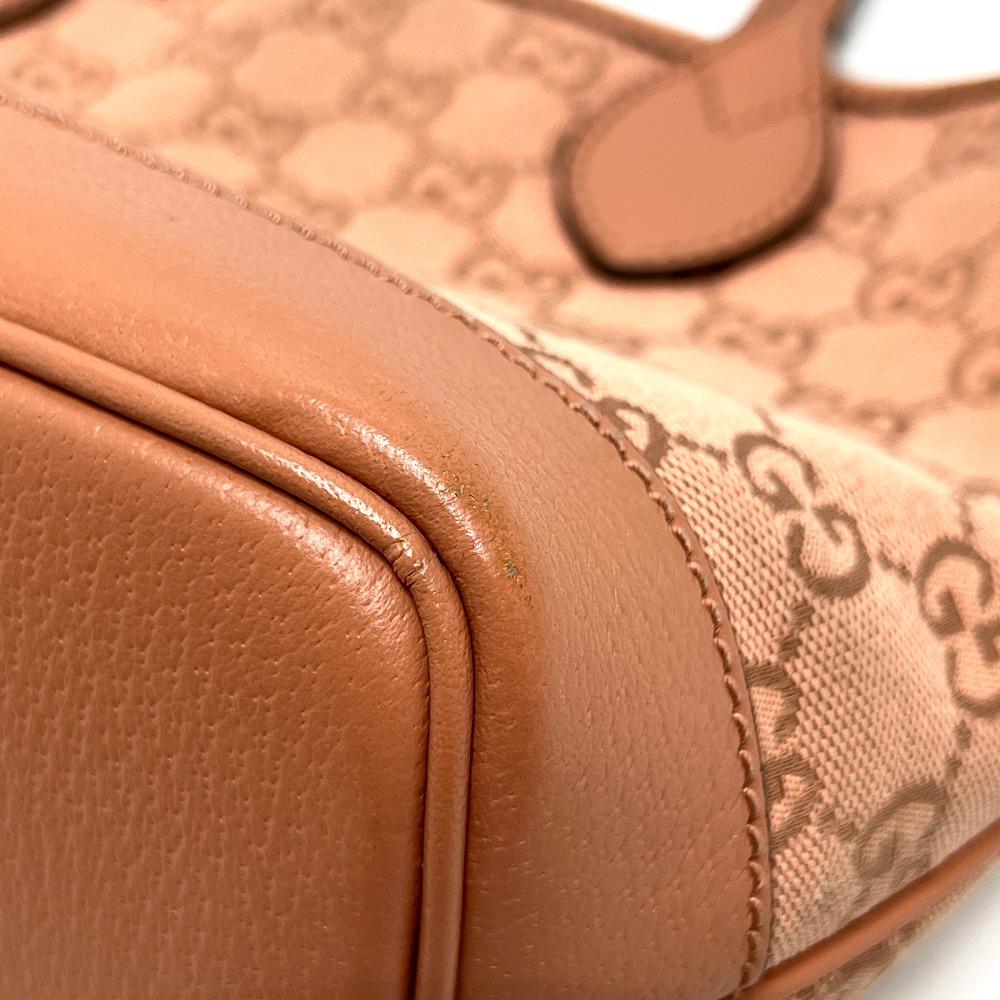 Gucci 742102 GGCanvas Ophidia GG Small Hand Bag Tote Bag GGCanvas Pink