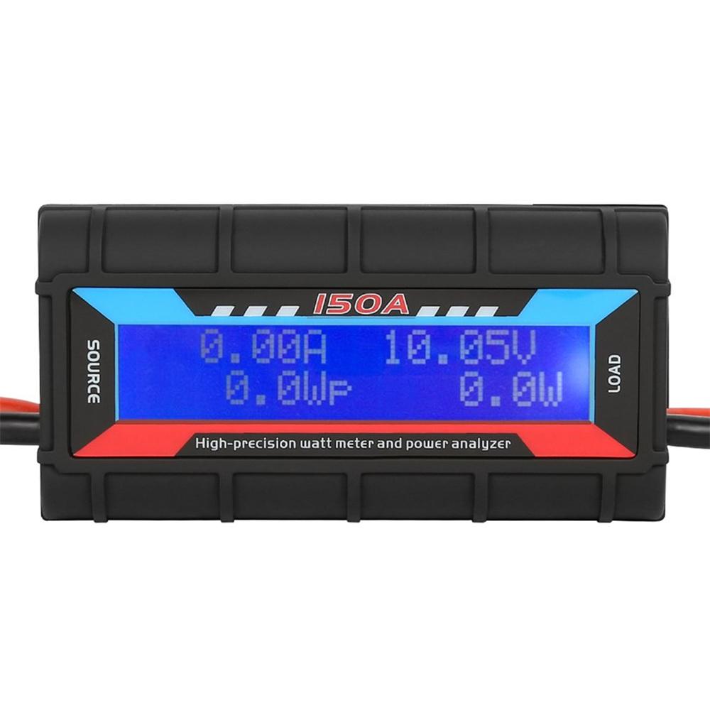 Build Power Current Power Analyzer 150A RC High Precision Power Analyzer & Watt Meter W/ Backlight LCD