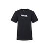 Li Ning Revive Serie Lässiges T-Shirt mit lustigem Aufdruck Kurzarm Damen Oberteile Schwarz AHSWA90-2