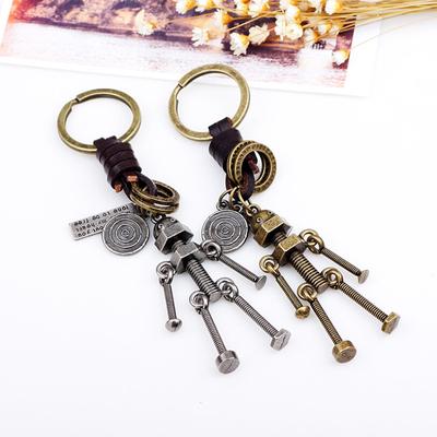Heavy Duty Car Keychain Zinc Alloy Creative Tocomotive Model Bullettrain Key Chain Support Custom logo Small Gifts