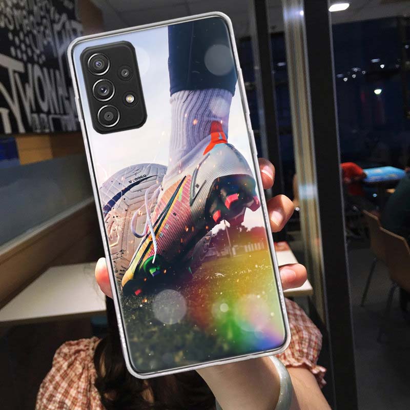 

Football Field Phone Case for Samsung A54 A57 A37 A17 A14 A15 A12 A24 A34 A55 A35 A25 A52S A07 A05S A04S A22 A32 A72 Galaxy Note Samsung A02S