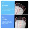 120ml Espresso Messbecher Hitzebeständiger Glasbecher Espresso Unzenbecher Mit Skala Glas Messbecher