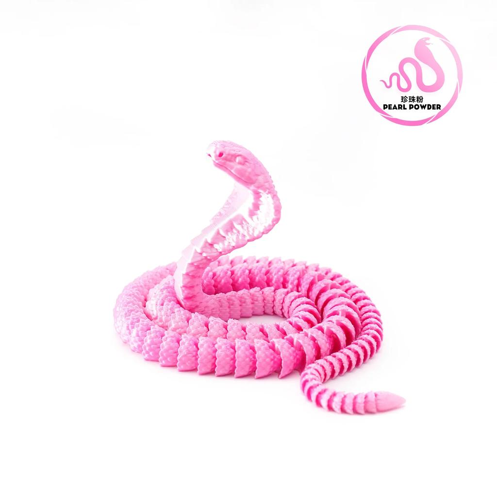 3D Printed Snake Serpent Figures Desk Accessories  for Boy 3D Printed Dragon Room Desktop Ornament Office Accessories Figurines
