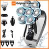 5 In1 Head Shavers for Men 7D, Cordless Bald Head Shaver Wet&Dry Waterproof Electric Razor for Men with LED Display Grooming Kit
