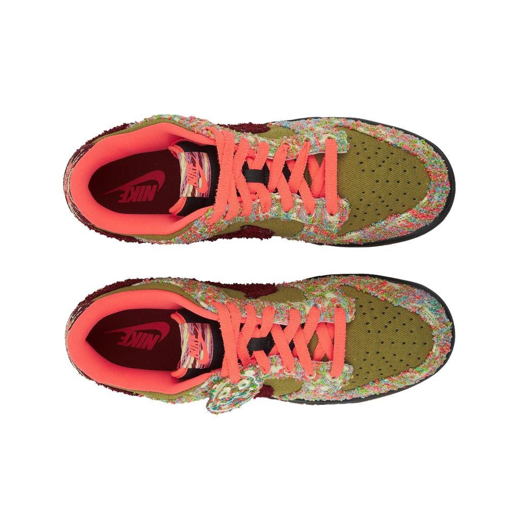 Nike Dunk Low Panda-Monium Pack - Green Curry Multi-Color Unisex Sneakers Luminous-Green Bright-Mango Burnt-Red IB2263-300