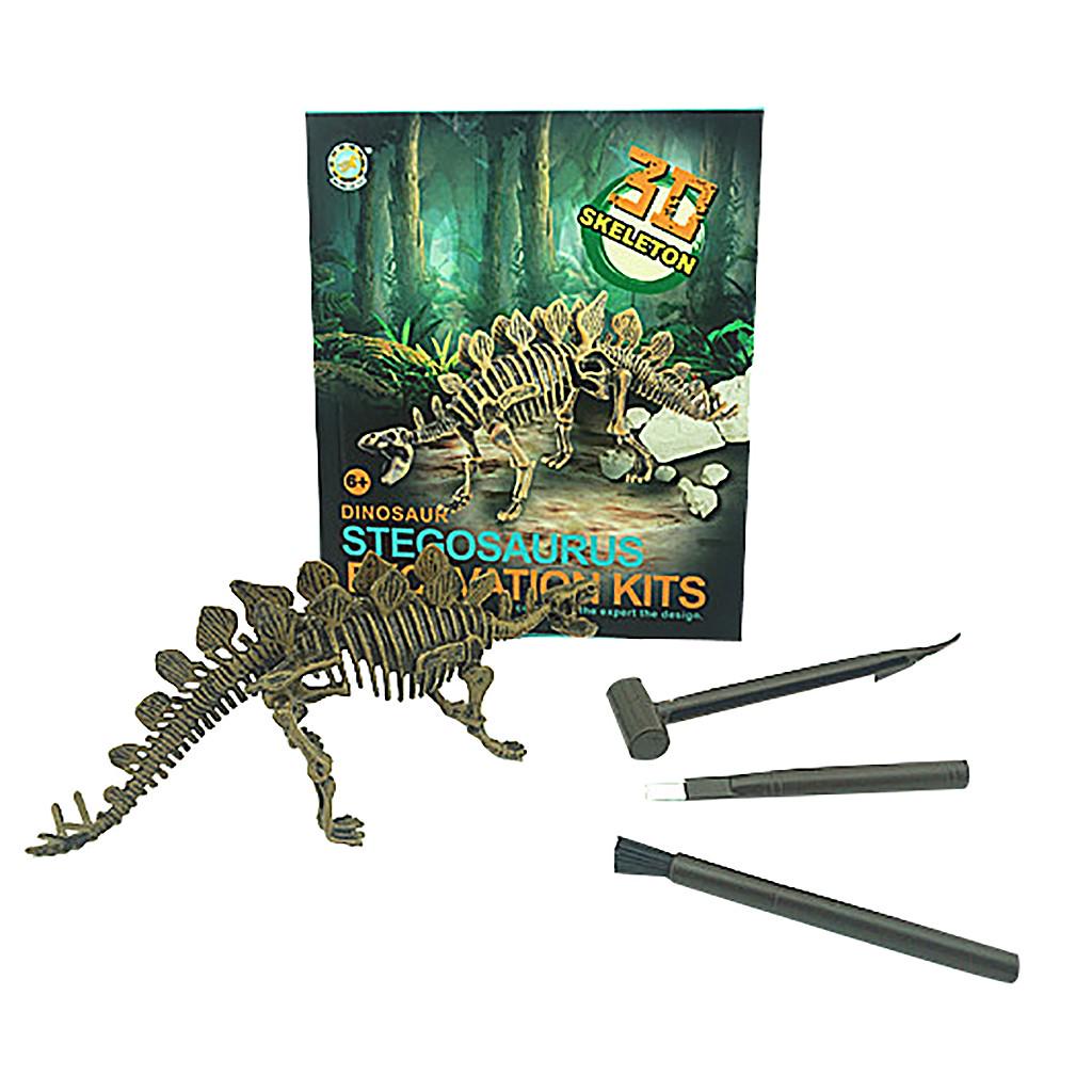 Dinosaur  Digging Game Kit Kids Dino Sandbox Activity Set