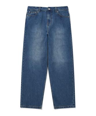 Wide Denim Pants Blue