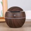 HOMEFISH Portable Mini Wood-Grain Spherical Desktop Air Humidifier Purifier Aromatherapy Machine for Home Large Capacity