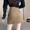 Women's Drawstring Bodycon Skirts Summer High Waist Slim Fit Vintage Black Bottoms Streetwear Y2K Clothing