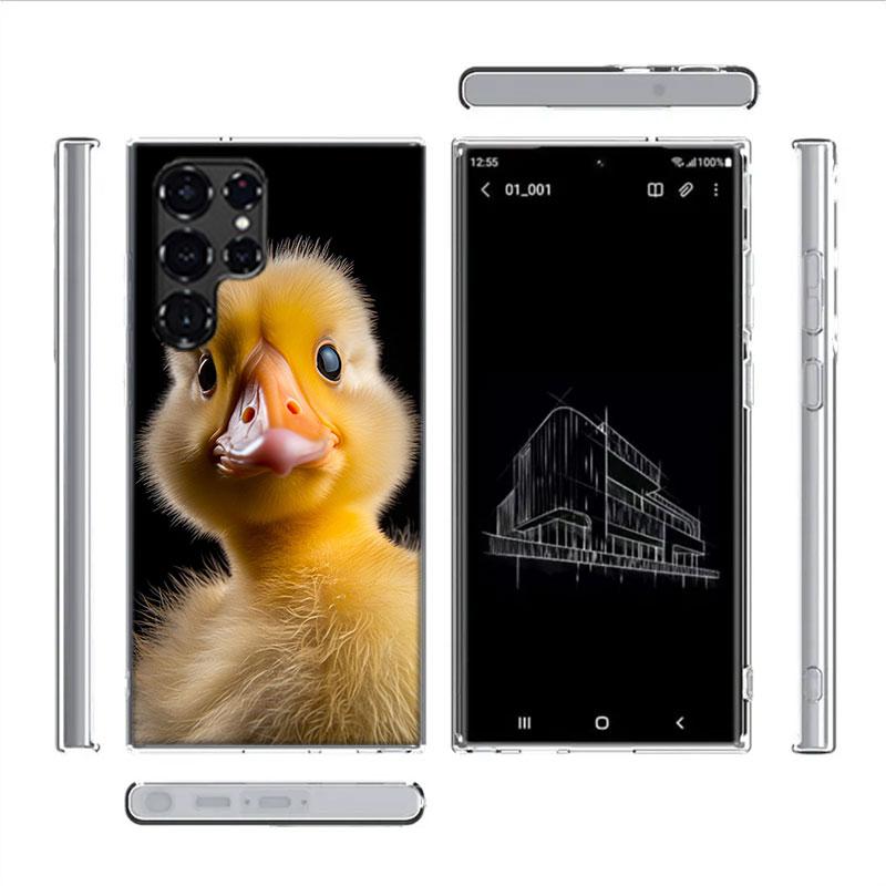 Yellow Duck Cases Phone Case for Samsung Galaxy S26 Ultra S25 Edge S24 S23 FE S21 Plus S20 S22 S10 Cover TPU Capa Shell Shockpro