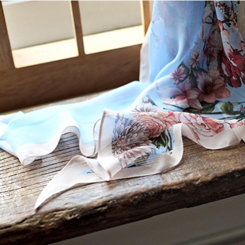 Shop Chiffon Fashion Scarf Diamond Sky Drn Wsc 0431