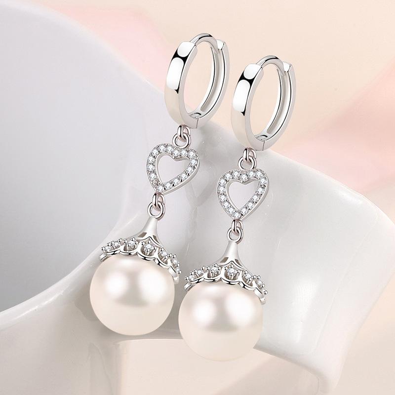 Lindon Kupferlegierung Zirkon Ohrringe Tropfen Ohrringe für Frauen Hochzeit Party Geschenke