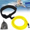 3m/ 4m Pool Swim Training Leash Durable Elastic Swim Training Belt Swim Resistance Tether Pool Swimming Elastic Rope Resistance Band for Poosnn