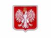 Patchion Polish Coat of Arms - Poland - Standard - Magnetic Backing - Embroidered Patch/Badge/Emblem