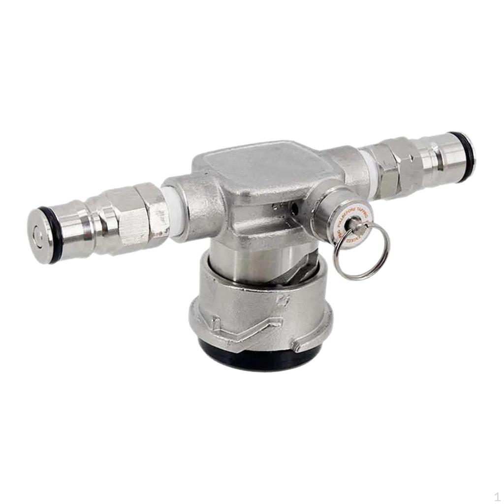 Beer Low Profile Keg Coupler Tap Dispenser Kegerator Accessories Part Easy Connection