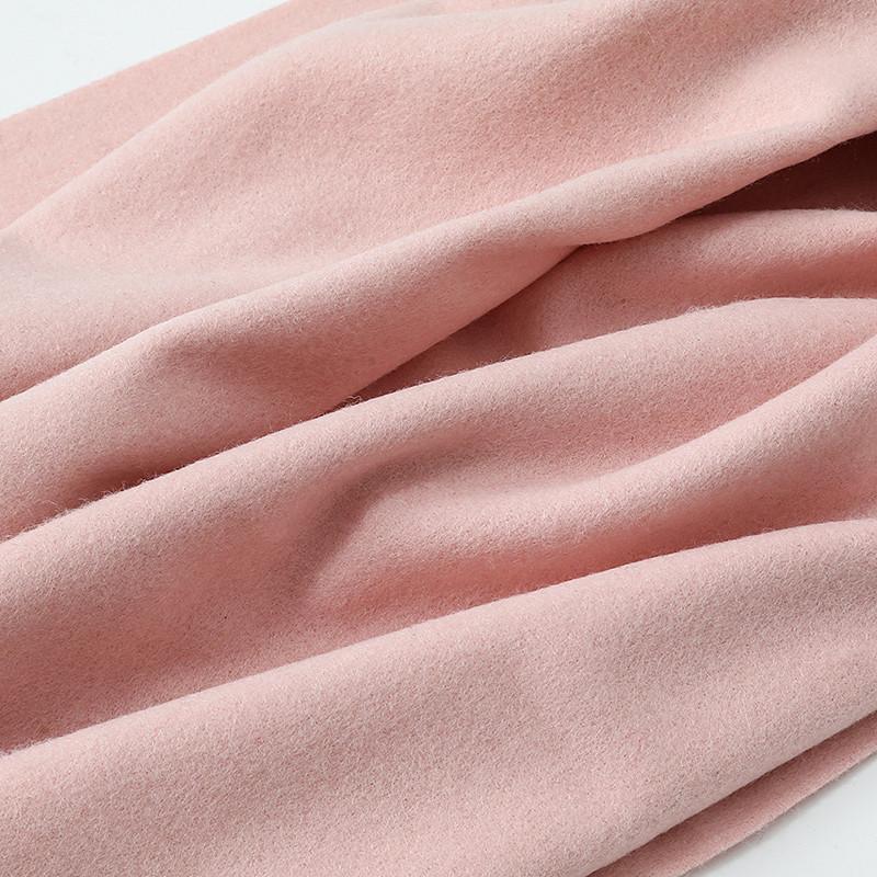 High-End Women's White Cashmere Wool Scarf Shawl - Winter 2025 Collection