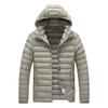 Podzim Zima Pánská lehká péřová bunda Módní Krátké Velké ultratenké lehké bundy pro mládež Slim Coat