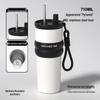 Yimi 710ml 316 Stainless Steel Portable Insulated Mug with Straw