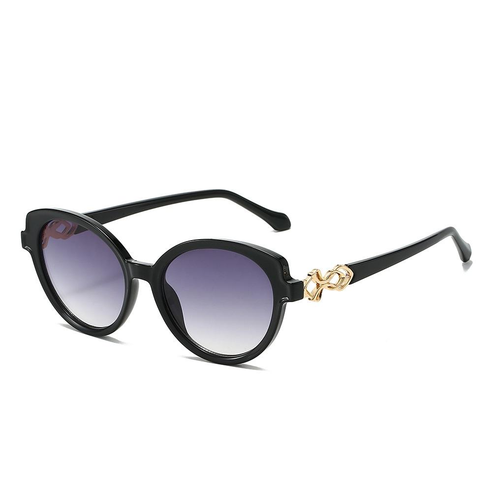 New Luxury Gradient Cat Eye Women Sunglasses  Brand Jelly Color Personality Frame Design Simple Casual Men Sun Glasses Uv400