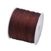 50Yds 0.8mm Crafts Nylon Cord For Jewelry Making Beading Braided Nylon Satin String for Bracelets Rattail Trim Chinese Knot