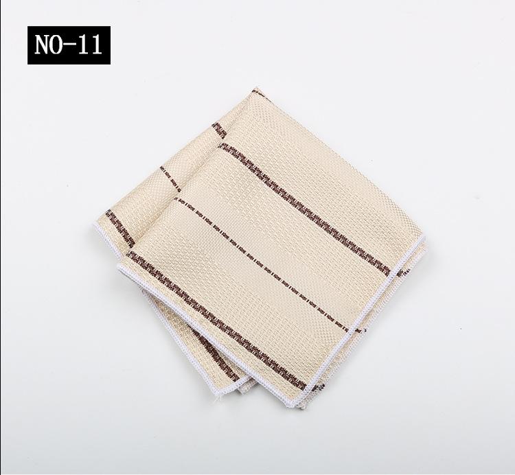 Kaffe Ficknäsduk Herrkostym High-End Mönster Polyester Siden Bankett Värd Retro Liten Fyrkantig Handduk Näsduk Bröstnäsduk