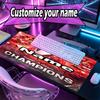 Custom Name Personalized football team Pattern Mousepad, Laptop PC Desk Mat, Decorative Desk Mat for Home Keyboard Pad Gift