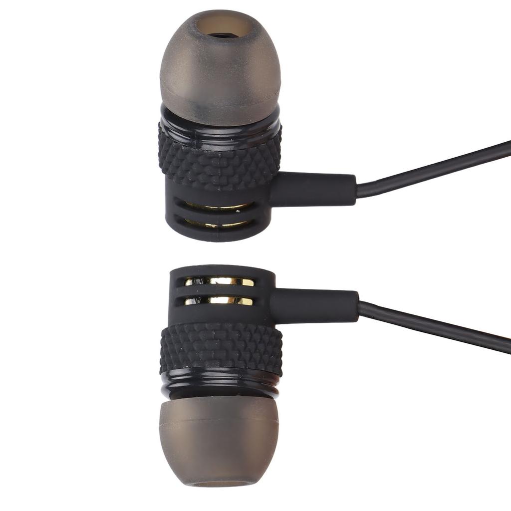 JY‑075 3.5mm Plug Headphones Noise Isolation Wired Earbuds with Mic and Call Controller for Exercise