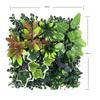 DIY Artificial Plant Wall Panel Sunflower Artificial Fern Grass  Background Wall Decoration