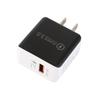 3A QC3.0 Fast Charger: 5V/9V/12V Mobile Phone Travel Charging Head