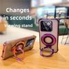 Luxury Shockproof Protective Cover Magnetic Stand Clear Case For GOOGLE PIXEL 9 With Holder Stand Cover