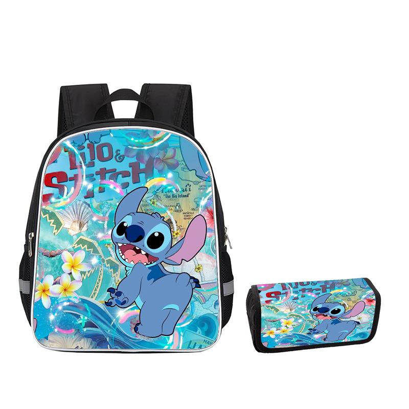 Stitch Peripheral Anime Backpack Men'S And Women'S School Bags