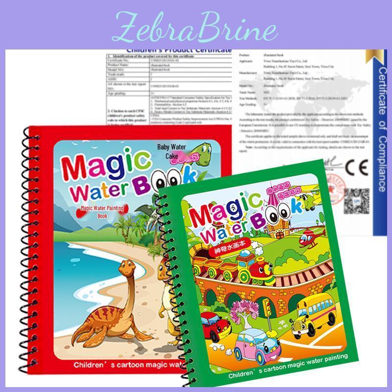 Water Coloring Book Reusable Magic For Early Education Kindergarten