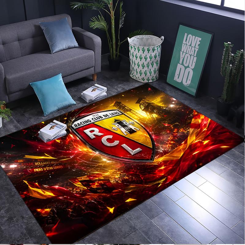 1PC rug Racing Club Lens Crest Carpet, Chair Rug,Area Rug for Office Bedroom living rooms bedroom, Doormat decor Christmas fan gifts