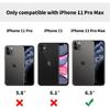 Unique Design Luxury Leather Business Phone Case for iPhone 11 Pro Max Anti-Slip Scratch Resistant Ultra Slim Protective Case (2019,6.5”) (Brown)