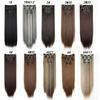 Synthetic Ponytail Extension Rainbow colors Colored Hair Extensions for Braiding Pony Tail Hair Extensions for Braids