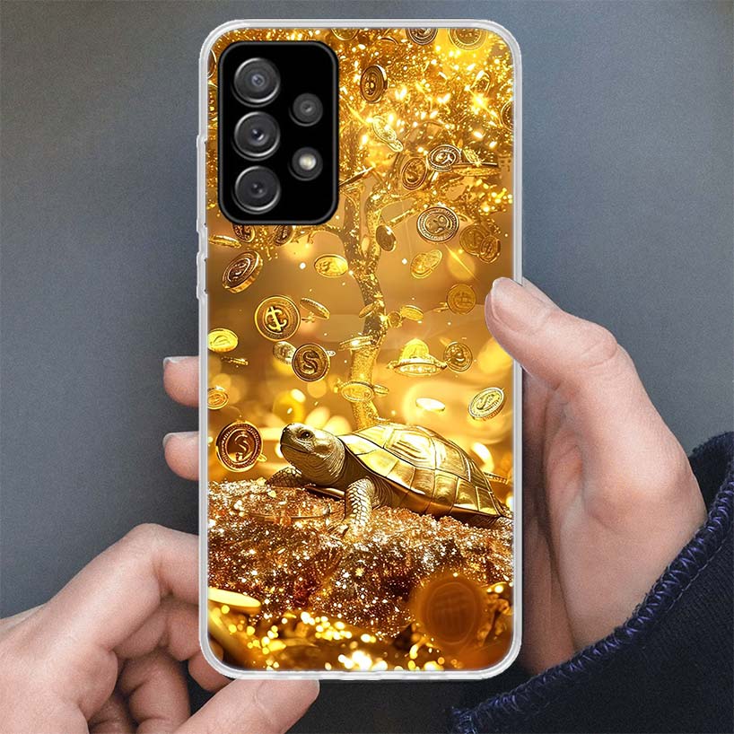

Fine Gold Pattern Printing Phone Case For Samsung Galaxy A51 A50S A71 A70 A41 A31 A21S A10 A20E A30 A40 A6 A7 A8 + A9 Soft Shell Samsung A41