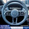 New Suitable For Jaguar XF F-PACE XE XF XJ XE Nappa Sport Fit 38cm Breathable Ultra-Thin Luxury Car Steering Wheel Cover Usgm4
