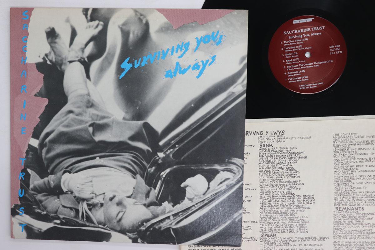 Виниловая пластинка SACCHARINE TRUST Surviving You Always SST024 SST 1984 США Рок Б/у