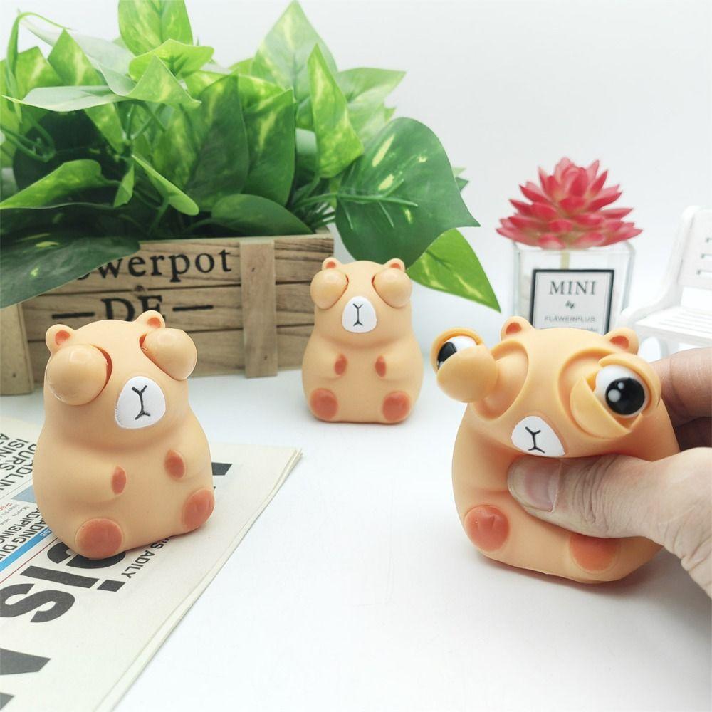 Vinyl Squeeze Sensory Toys Pinch Kneading Cartoon Capybara Knead Toy Children Toys