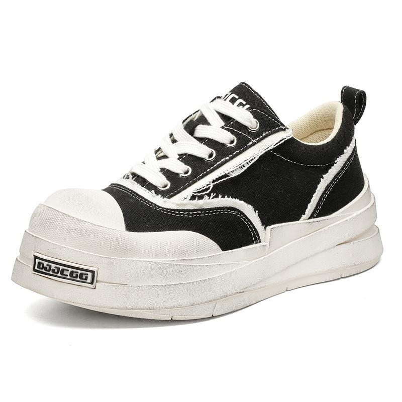 Nischen-Altdesign-Segeltuchschuhe Frühjahr Neu Street-Plattform-Sportschuhe Freizeit