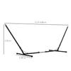 3.1–3.8m Adjustable Universal Hammock Stand Metal Frame Garden Camping Picnic Outdoor Patio Replacement – Stand Only